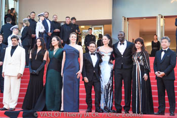 Pierfrancesco Favino, Nadine Labaki, Lily Gladstone, Greta Gerwig, Juan Antonio Bayona, Eva Green, Omar Sy, Ebru Ceylan, Hirokazu Kore-eda